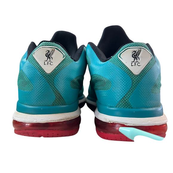 Nike LeBron 9 Low Liverpool Teal/Red Basketball Shoes Size 8 - Picture 3 of 13